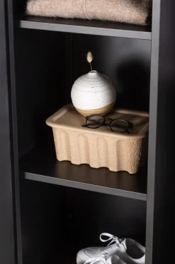 Venture Home Garderobenschrank »Piring, Stauraumschrank aus Stahl, 2 Türen, Höhe 183 cm« Garderobenschrank, Pulverbeschichtung, Stange, Einlegeböden, modern
