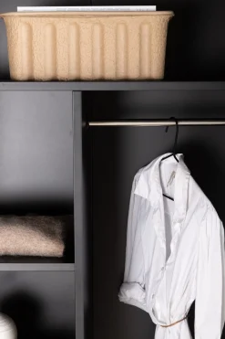 Venture Home Garderobenschrank »Piring, Stauraumschrank aus Stahl, 2 Türen, Höhe 183 cm« Garderobenschrank, Pulverbeschichtung, Stange, Einlegeböden, modern