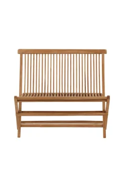 Venture Home Gartenlounge-Bank »Ghana, robuste Holzbank für hohen Sitzkomfort« Sitzbank minimalistisch, Teakoptik, komfortabel