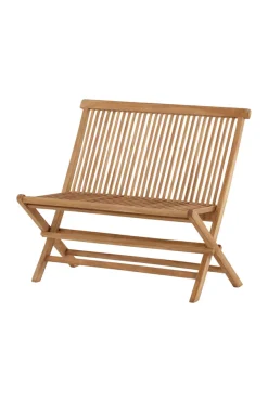 Venture Home Gartenlounge-Bank »Ghana, robuste Holzbank für hohen Sitzkomfort« Sitzbank minimalistisch, Teakoptik, komfortabel