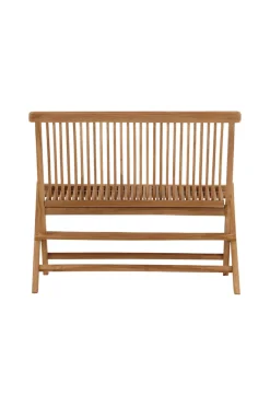 Venture Home Gartenlounge-Bank »Ghana, robuste Holzbank für hohen Sitzkomfort« Sitzbank minimalistisch, Teakoptik, komfortabel