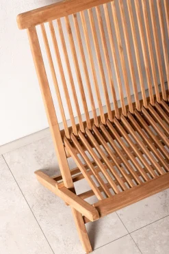 Venture Home Gartenlounge-Bank »Ghana, robuste Holzbank für hohen Sitzkomfort« Sitzbank minimalistisch, Teakoptik, komfortabel