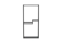 Venture Home Kleiderständer »Staal, Garderobenständer in Schwarz-Stahl, Kleiderstange, Höhe 188 cm« Garderobe, Pulverbeschichtung, Ablagen, anspruchsvoll, modern