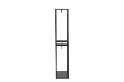 Venture Home Kleiderständer »Staal, Garderobenständer in Schwarz-Stahl, Kleiderstange, Höhe 188 cm« Garderobe, Pulverbeschichtung, Ablagen, anspruchsvoll, modern