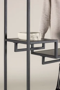 Venture Home Kleiderständer »Staal, Garderobenständer in Schwarz-Stahl, Kleiderstange, Höhe 188 cm« Garderobe, Pulverbeschichtung, Ablagen, anspruchsvoll, modern