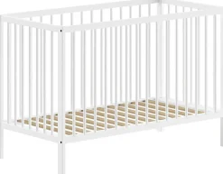 Vipack Babybett »Dino 60/120 cm mit 3-fach verstellbarem Lattenrost, stabile Bauweise« Gitterbett aus massiver Buche, wahlweise in 3 Farben