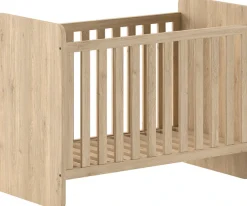 Vipack Babybett »SAM 60/120 cm, später umbau bar zum Juniorbett 90/200 cm« 3-fach verstellbarer Lattenrost beim Babybett, Eiche Dekor Oberfläche