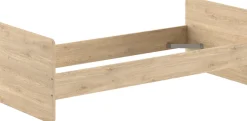 Vipack Babybett »SAM 60/120 cm, später umbau bar zum Juniorbett 90/200 cm« 3-fach verstellbarer Lattenrost beim Babybett, Eiche Dekor Oberfläche