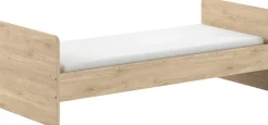 Vipack Babybett »SAM 60/120 cm, später umbau bar zum Juniorbett 90/200 cm« 3-fach verstellbarer Lattenrost beim Babybett, Eiche Dekor Oberfläche
