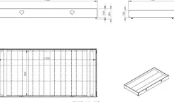 Vipack Bettschubkasten »Amori« Made in Europe,Bettschublade auf Rollen für das Hausbett Amori, Innenmaß 90 x 190 cm
