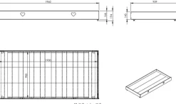 Vipack Bettschubkasten »Amori« Made in Europe,Bettschublade auf Rollen für das Hausbett Amori, Innenmaß 90 x 190 cm