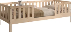 Vipack Daybett »Dallas Massiv Bett mit Rausfallschutz umbaubar vom Boden- zum Daybett« mit Bettschublade, wahlweise Kiefer massiv natur oder weiß