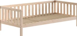 Vipack Daybett »Dallas Massiv Bett mit Rausfallschutz umbaubar vom Boden- zum Daybett« mit Bettschublade, wahlweise Kiefer massiv natur oder weiß