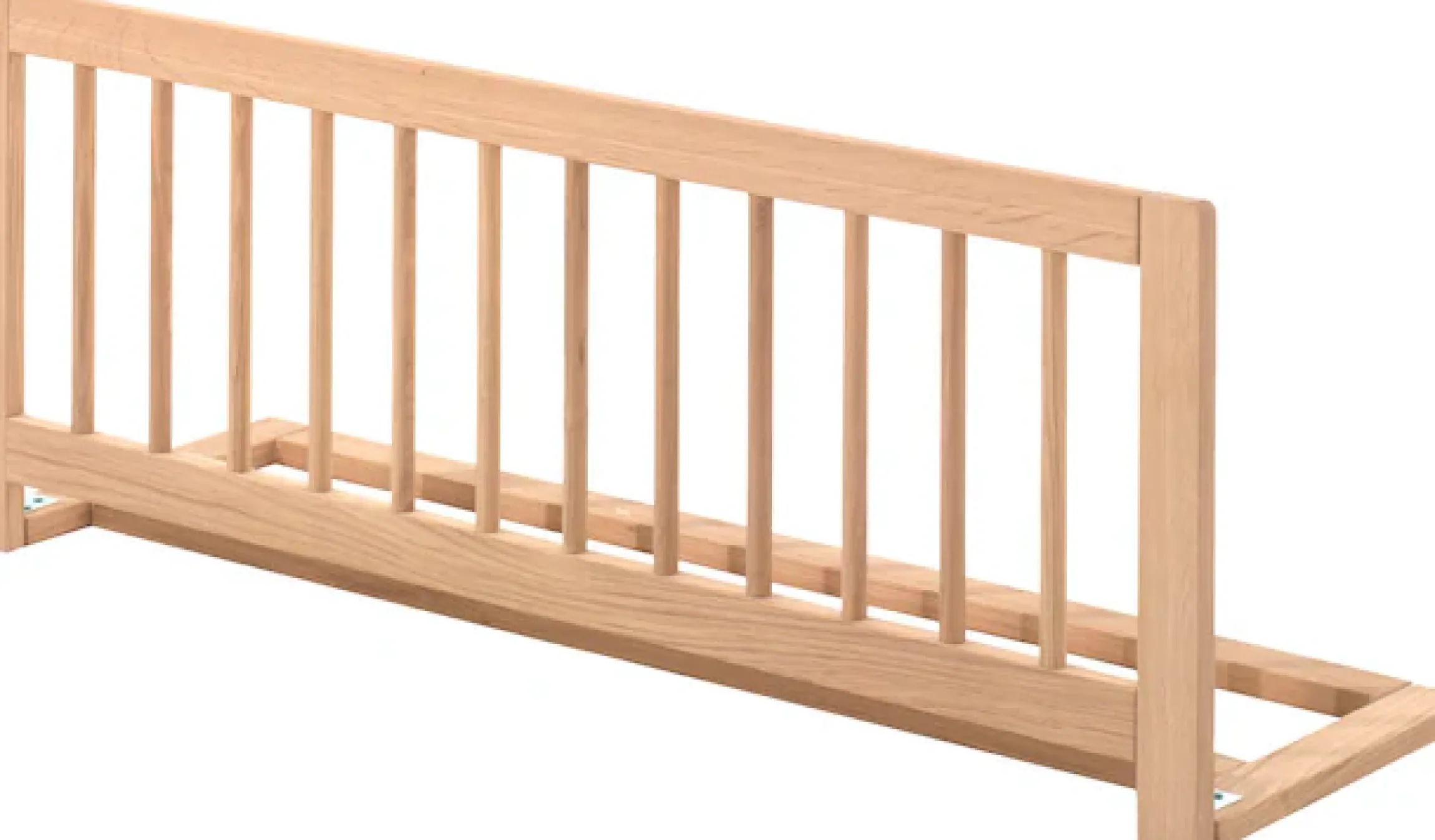 Vipack Daybett »Forrest 90/200 aus massiver Eiche, Oberfläche geölt, stabil gebaut« B/H/T ca. 207,5x68x97,5cm, inkl. Massivholz Rolllattenrost,mit Sprossenumrandung, Rausfallschutz vorne, ohne o. mit Bettschublade