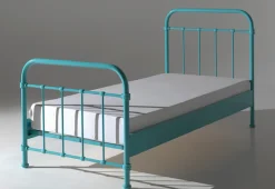 Vipack Einzelbett »New York, Bettgestell Metall, pulverbeschichtet, in zeitlosem Design« H/T ca. 100x210cm, inkl. Lattenrost, sehr stabil gebaut,zwei Breiten und mehrere Farben zu Auswahl