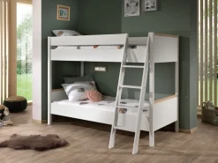 Vipack Etagenbett »London« Made in Europe,mit Melamin-Oberfläche und Rollrost