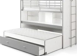 Vipack Hochbett »Bonny, mit 3 Schlafgelegenheiten, super praktisch im Kinderzimmer« B/H/T ca. 222x161x102cm, Dekor Oberfläche, in verschieden Farben,mit großer Schreibplatte, Regalfächern, viel Funktion auf kleinem Raum