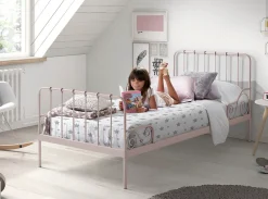 Vipack Jugendbett »Alice, Bettgestell Metall, pulverbeschichtet, in zeitlosem Design« B/H/T ca. 205x89,5x94,5cm, zwei Farben zur Auswahl,Metallbett inkl. Lattenrost, stabil und standfest