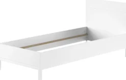 Vipack Jugendzimmer-Set »Artikel-Set best. aus Einzelbett 90/200, Nachtkonsole mit 2 Schubladen« 2 Stk. tlg. in gradlinigem Design, pflegeleichte lackierte Oberfläche in Weiß