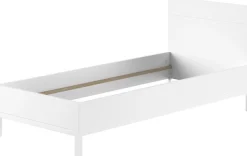 Vipack Jugendzimmer-Set »Set best. aus Einzelbett 90/200, Nachtkonsole, Kleiderschrank 2-trg.« 3 Stk. tlg. in gradlinigem Design, pflegeleichte lackierte Oberfläche in Weiß