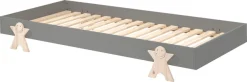 Vipack Kinderbett »Modulo, stapelbares Einzelbett, inkl. Rolllattenrost, 2 Farben« B/H/T ca. 203,6x93,8x48cm, Fuß Smile massiv, Bettseiten MDF lackiert,Liegefläche 90/200 cm, einzeln oder als 2-er Set erhältlich