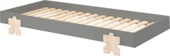 Vipack Kinderbett »Modulo, stapelbares Einzelbett, inkl. Rolllattenrost, 2 Farben« B/H/T ca. 203,6x93,8x48cm, Fuß Puzzle massiv, Bettseiten MDF lackiert,Liegefläche 90/200 cm, einzeln oder als 2-er Set erhältlich