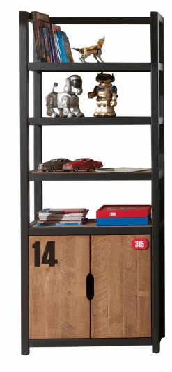 Vipack Kinderregal »Alex« Made in Europe,Standregal aus teilmassiver Kiefer und MDF