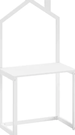 Vipack Kinderschreibtisch »Dallas, Ausführung Kiefer massiv, stabil gebaut« B/H/T ca. 100x150,6x50cm, seitlich und nach hinten offen,mit Haus-Optik, große Arbeitsfläche, ideal für kleine Räume, 2 Farben