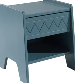 Vipack Nachtschrank Made in Europe,Nachtkonsole mit Schublade und offenem Fach, rechts/links stellbar