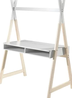 Vipack Schreibtisch »Kiddy« Made in Europe,Ausgefallene Tipi Optik für den Schreibtisch, mit großer Arbeitsfläche