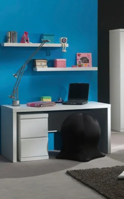 Vipack Schreibtisch Made in Europe,Moderne Optik, mit großer Arbeitsfläche und Stauraum