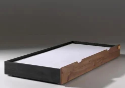 Vipack Schubkasten »Alex, Kiefer teilmassiv gebeizt, durch Rollen einfach zu bedienen« B/H/T ca. 199x22,8x93,5cm, Griffaussparung, Dekor Bodenplatten,bietet zusätzlich Stauraum