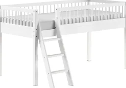 Vipack Spielbett Made in Europe,aus massiver Eiche geölt, LF 90x2000cm, RR, Leiter u. Absturzschutz