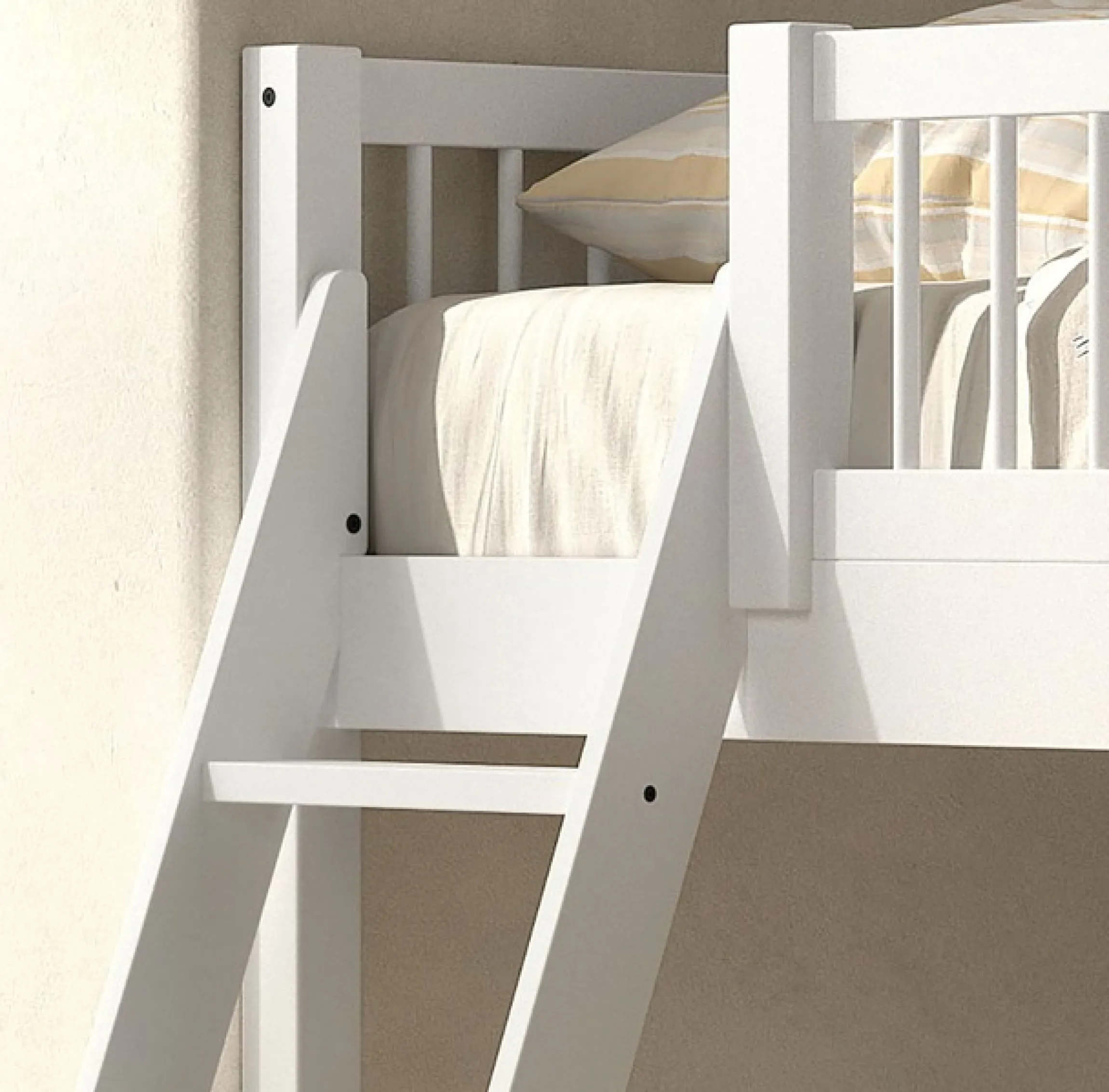 Vipack Spielbett Made in Europe,aus massiver Eiche geölt, LF 90x2000cm, RR, Leiter u. Absturzschutz