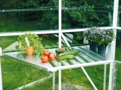 Vitavia Ablagetisch BxTxH: 122x52x10 cm, Aluminium, abklappbar, für Pavillon Hera 4500