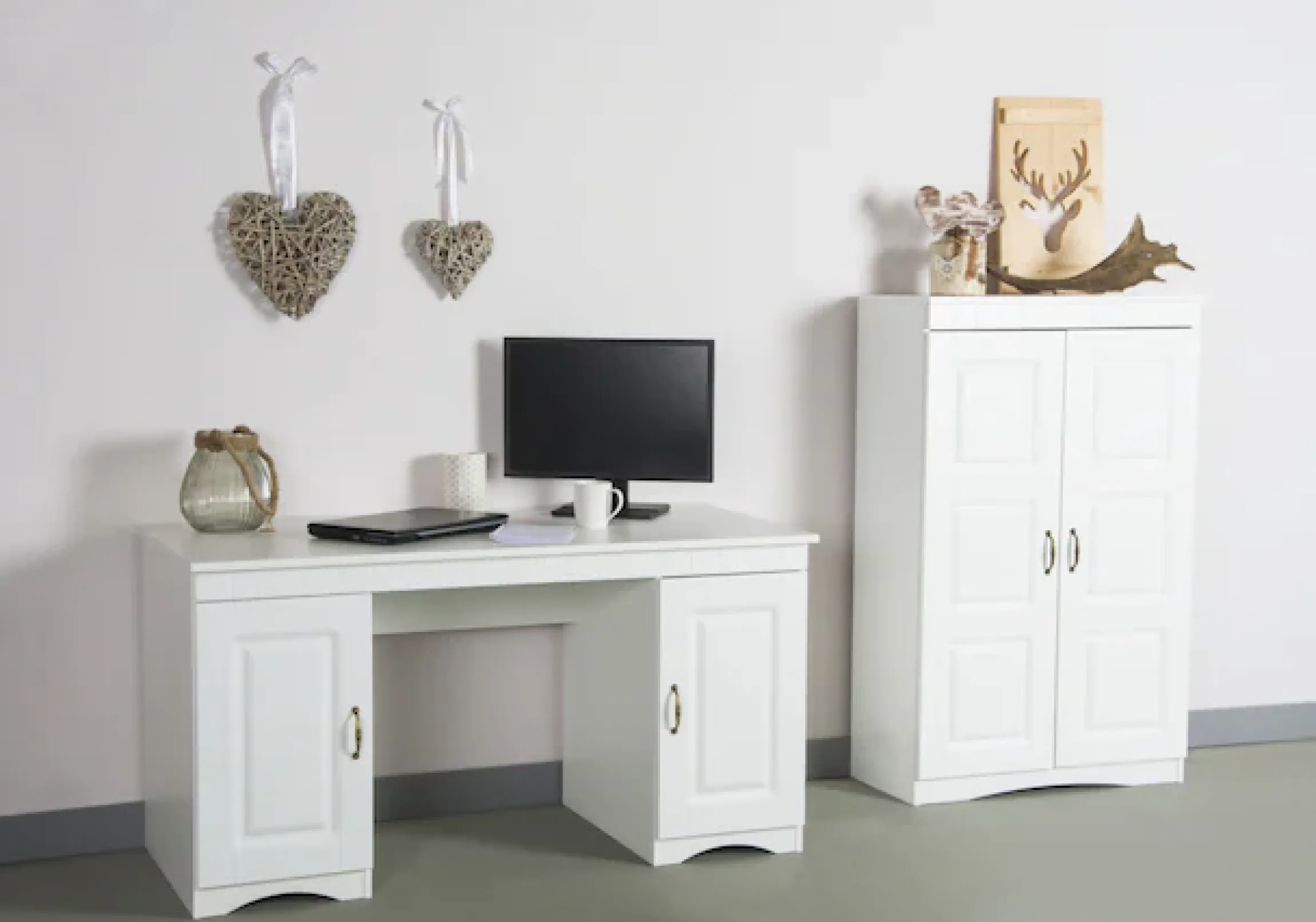 VOGL Möbelfabrik Aktenschrank »Hans« mit Metallgriffen, 3 große Fächer, Höhe 124 cm Made in Germany