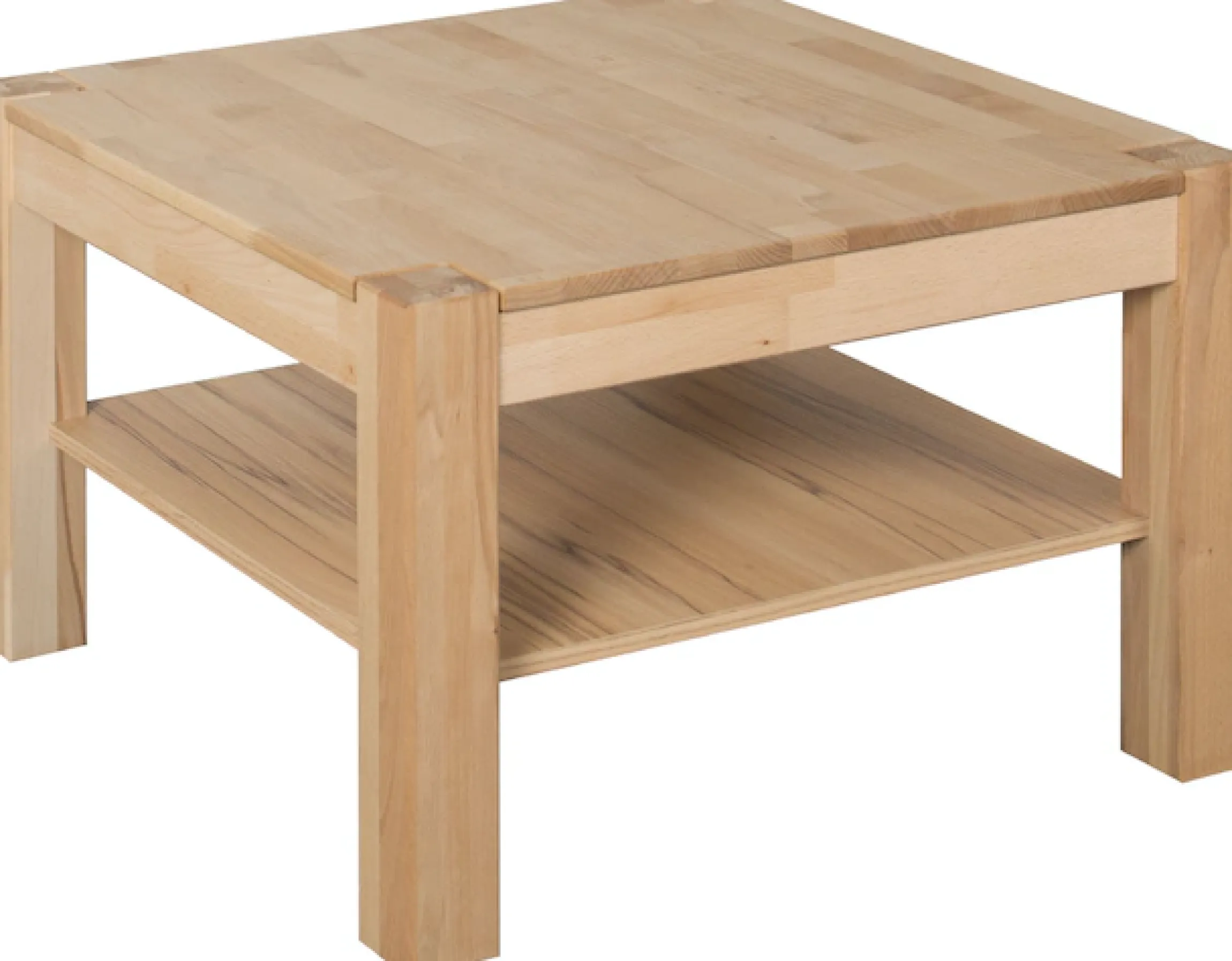 VOGL Möbelfabrik Couchtisch »Toronto« in 2 Größen, mit Ablageboden, teilmassiv, Höhe 46 cm, Made in Germany