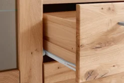 VOGL Möbelfabrik Highboard Breite 107 cm, Teilmassivholz, Made in Germany