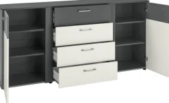 VOGL Möbelfabrik Kommode »Tirent« mit 2 Türen und 4 Schubkästen