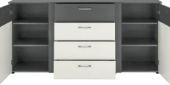 VOGL Möbelfabrik Kommode »Tirent« mit 2 Türen und 4 Schubkästen