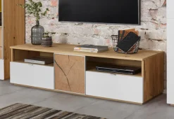 VOGL Möbelfabrik Lowboard Breite 160 cm mit Hirnholzelement