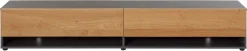 VOGL Möbelfabrik Lowboard »1237« Breite 184 cm, hängend und stehend, Front Eiche furniert
