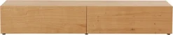 VOGL Möbelfabrik Lowboard »1237« Breite 184 cm, hängend und stehend, Front Eiche furniert