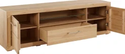 VOGL Möbelfabrik Lowboard »1237« Massivholzfront, Breite ca. 171 cm, mit Softclose Funktion