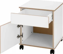 VOGL Möbelfabrik Rollcontainer »Trelle« Türen mit Soft-Close, Grifflose Optik