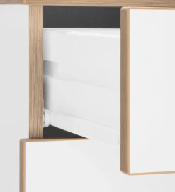 VOGL Möbelfabrik Rollcontainer »Trelle« Türen mit Soft-Close, Grifflose Optik