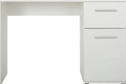VOGL Möbelfabrik Schreibtisch »Tobi, mit einer Tür und einem Schubkasten« optional mit Tastaturauszug, Breite 115 cm