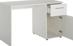 VOGL Möbelfabrik Schreibtisch »Tobi, mit einer Tür und einem Schubkasten« optional mit Tastaturauszug, Breite 115 cm