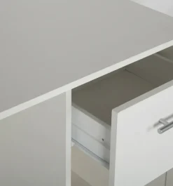 VOGL Möbelfabrik Schreibtisch »Tobi, mit einer Tür und einem Schubkasten« optional mit Tastaturauszug, Breite 115 cm