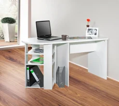 VOGL Möbelfabrik Schreibtisch frei im Raum aufstellbar, Breite 135 cm, Made in Germany